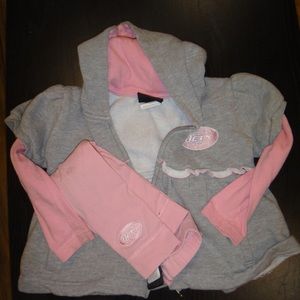 NJ Jets Toddler Girls Sweatsuit